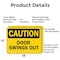 Signmission Door Swings Out, 18 in W x Rectangle, Aluminum OS-2PACK-CS-A-1218-L-19151 - alternate 7